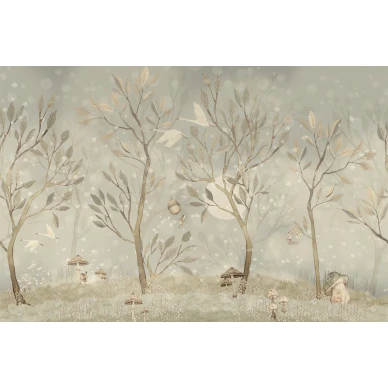 Acorn forest night tapetti image