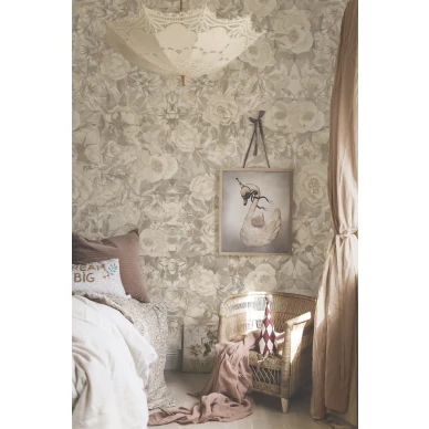 romanttinen Poppies for Marlene kukkatapetti v3 image