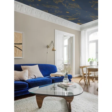 Borastapeter Constellations 9561W tahtikuviotapetti olohuoneessa image