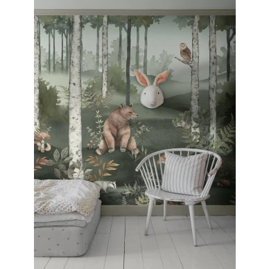 6943 WildForestMural Roomshot 3 v3 image