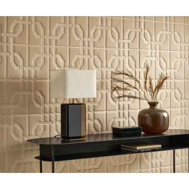 Eos Allure beige akustiikkatapetti image