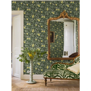 Borastapeter Citrontad sitruunatapetti 5701 eteisessa kuva