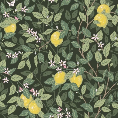 Borastapeter Citrontad sitruunatapetti 5701 image
