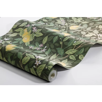 Borastapeter Citrontad vihrea sitruunatapetti 5701 kuva