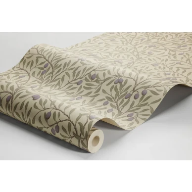 Borastapeter kellanvihrea lehtitaetti Olivtrad 5704 image