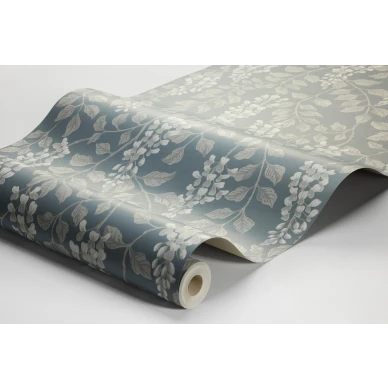 Borastapeter Blaregn 5711 sininen kukkatapetti image