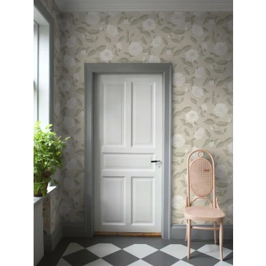 Borastapeter Dahliadrom 5720 vaalea beige kukkatapetti olohuoneentapetti kuva
