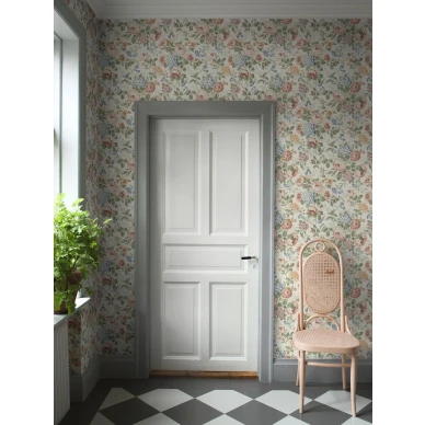 Borastapeter Hortensia 5728 monivarinen kukkatapetti olohuoneentapetti image
