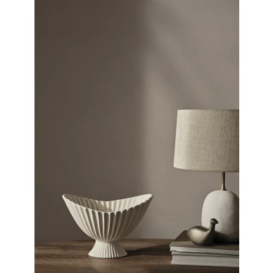 Ferm living Fountain Bowl large valkoinenkulho kuva