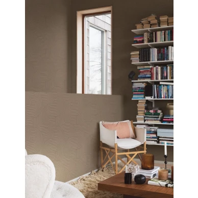 Borastapeter Zen 4733 ruskea olohuoneen tapetti image