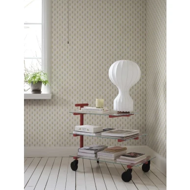 S10373 Betty kukkatapetti keltainen kukkatapetti olohuoneeseen image