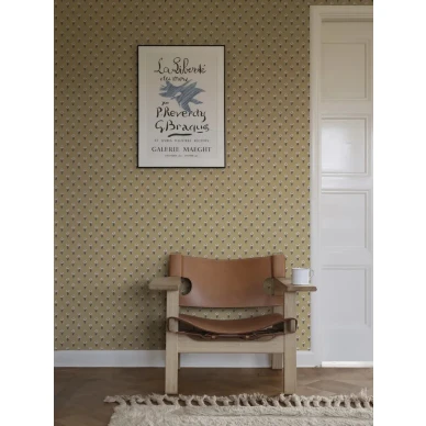 S10375 Betty Honey olohuoneen kukkatapetti Sandberg image