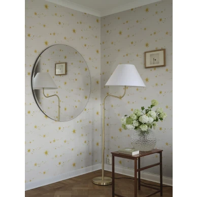 S10376 Gillis tapetti Yellow olohuoneen tapetti Sandberg image