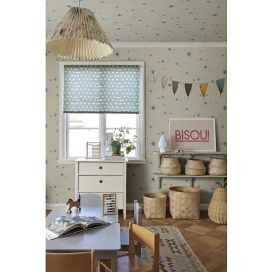 S10378 Gillis lastenhuoneentapetti blue Sandberg image