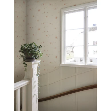 S10380 Gillis tapetti Pink olohuoneessa Sandberg image