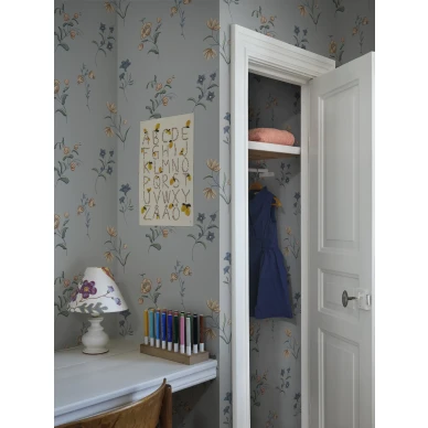 S10393 Hanna makuuhuoneen tapetti Misty Blue Sandberg image