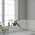 S10397 Linn keittion raitatapetti Sky Blue Sandberg