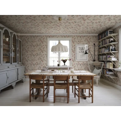 S10399 Clara kukkatapetti keittiossa Pastel Sandberg image