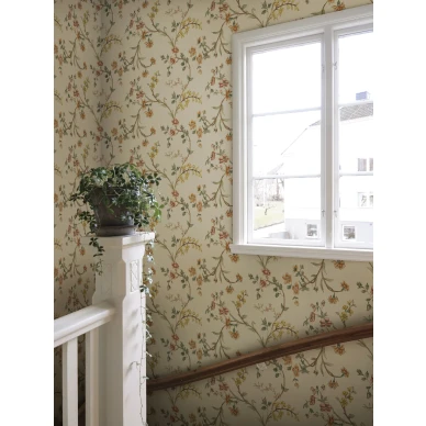 S10400 Clara olohuoneen kukkatapetti Oat Sandberg Wallpaper image