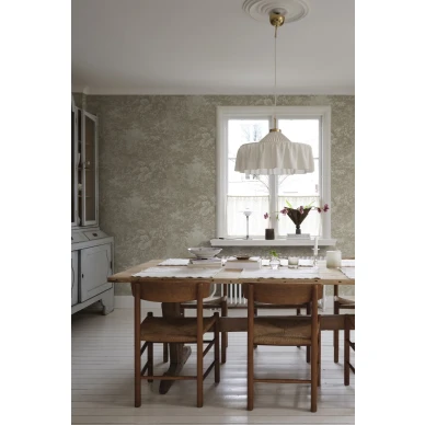 S10404 Forest Toile keittion lehtitapetti Sandstone Sandberg image