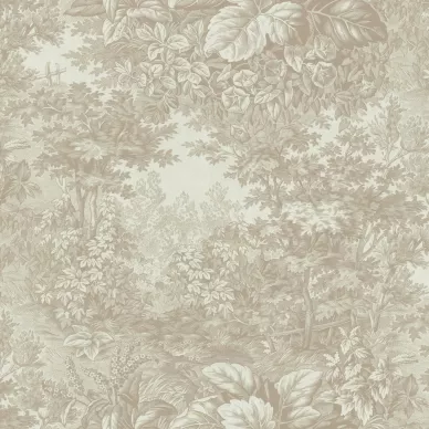 S10404 Forest Toile lehtitapetti Sandstone Sandberg kuva