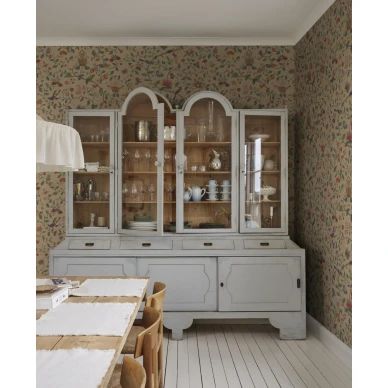 S10408 Hedda keittion lehtitapetti Colorful Sandberg kuva