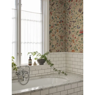 S10408 Hedda lehtitapetti keittiossa Colorful Sandberg kuva