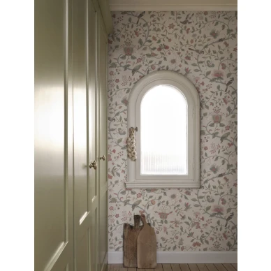 S10410 Hedda makuuhuoneen lehtitapetti Pastel Sandberg kuva