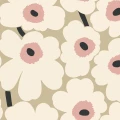 Marimekko Unikko 25901 Beige Roosa kukkatapetti