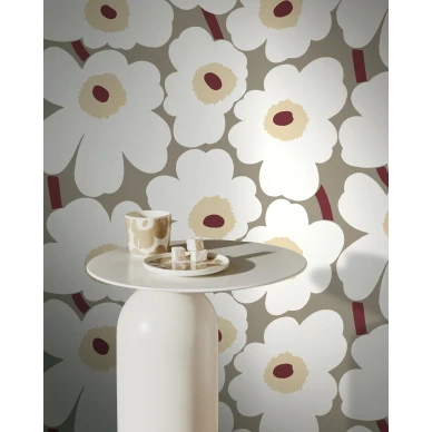 Marimekko Unikko 25903 klassinen kukkatapetti image