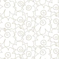 Marimekko Piirto Unikko 25914 Beige kukkatapetti