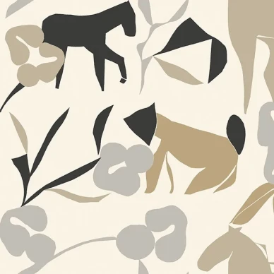 Marimekko Laidun 25926 beige tapetti kuva