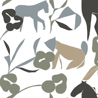 Marimekko Laidun 25927 beige harmaa tapetti kuva