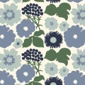 Marimekko Kukkatori 25931 Sininen kukkatapetti