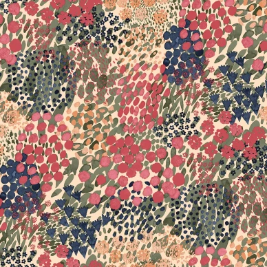 Marimekko Kukkameri 25937 punainen kukkatapetti kuva