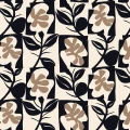 Marimekko Pienet Naatit 25946 Musta tapetti