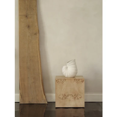 Ferm Living Shell Vase valkoinen simpukka maljakko kuva