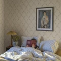S10458 Ewa Dusty Pink Sandberg Wallpaper interior1