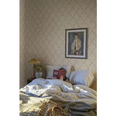 S10458 Ewa Dusty Pink Sandberg Wallpaper interior1 kuva