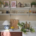 S10454 Edvin Terracotta Sandberg Wallpaper interior1