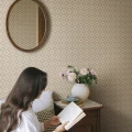 S10454 Edvin Terracotta Sandberg Wallpaper interior2