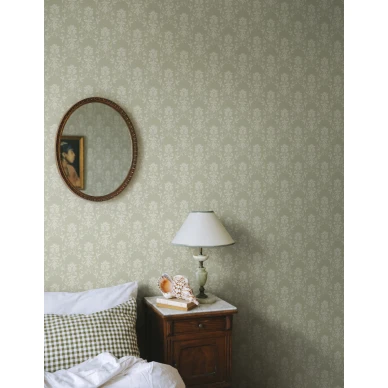 S10460 Alva Spring Green Sandbrerg Wallpaper inteiror1 image