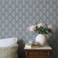S10461 Alva Indigo Blue Sandberg Wallpaper interior2