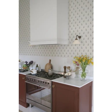 S10469 Siv Misty Blue Sandberg Wallpaper interior1 image