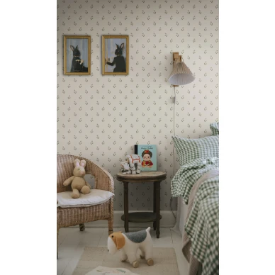 S10470 Siv Oat Sandberg Wallpaper interior2 image