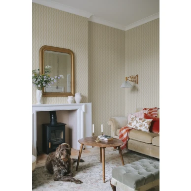 S10472 Erik Yellow Sandberg Wallpaper interior1 image