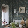 S10477 Maj Midnight Blue Sandberg Wallpaper interior1