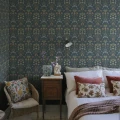 S10477 Maj Midnight Blue Sandberg Wallpaper interior2