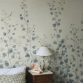 S10485 Ivy Blue Sandberg Wallpaper interior1
