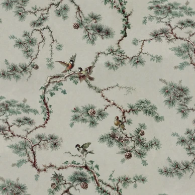 S10573 Noah Mural Green Sandberg Wallpaper product nelio image